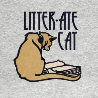 Literate Cat T-Shirt